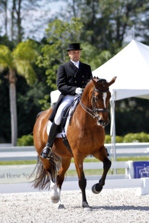Lars Petersen scored a personal best to win the Grand Prix Freestyle at the Palm Beach Dressage Derby CDI-W