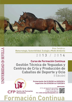 Curso de Gestão Técnica de Coudelarias, Centros de Reprodução e Produção de Cavalos de Desporto e Lazer