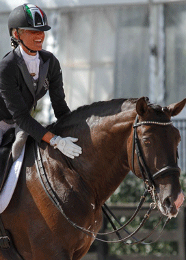 Silvia Rizzo alcança a sua melhor marca com o Lusitano Sal: 70,375%