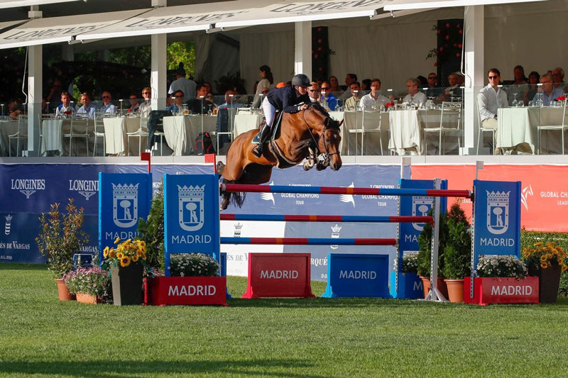 Sanne Thijssen claims the Longines Global Champions Tour Grand