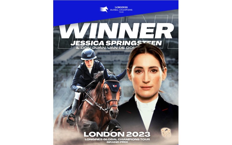 Born to win Jessica Springsteen Rocks the Longines Global